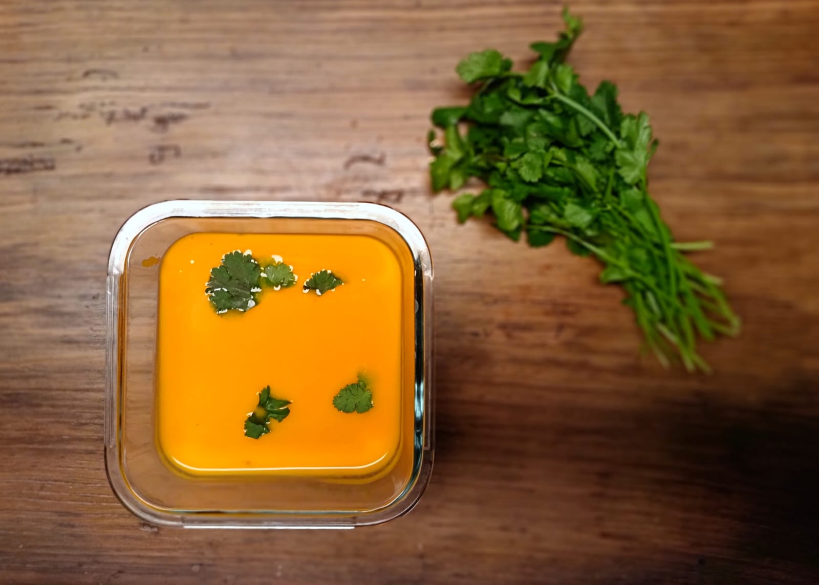 velouté potimarron et carottes