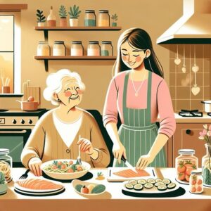 Une cuisine généreuse et solidaire pour nos aînés.