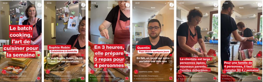 La presse s'intéresse à Sophie Batch Cooking avec un bel article et une vidéo sur Ouest-France