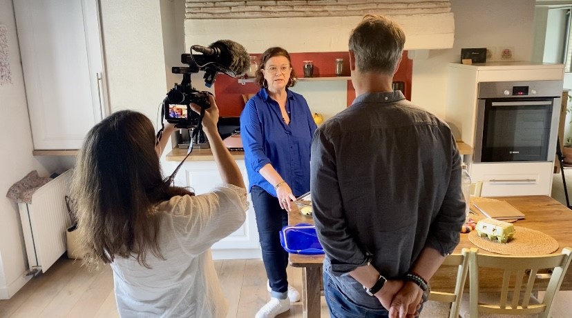 La presse TV est venue faire un reportage sur Sophie Batch Cooking. Il n'a pas encore été diffusé.