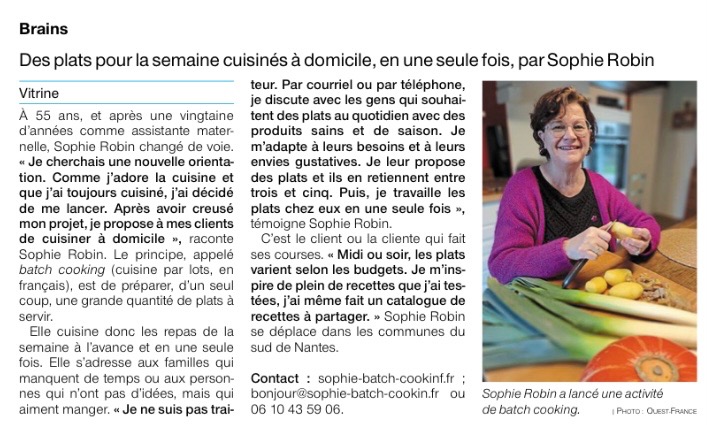 Article publié en mars 2025 dans Ouest-France