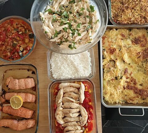 Florilège de plats cuisinés en mode batch cooking